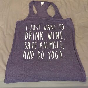 5/$25!! Purple Cotton Blend Top